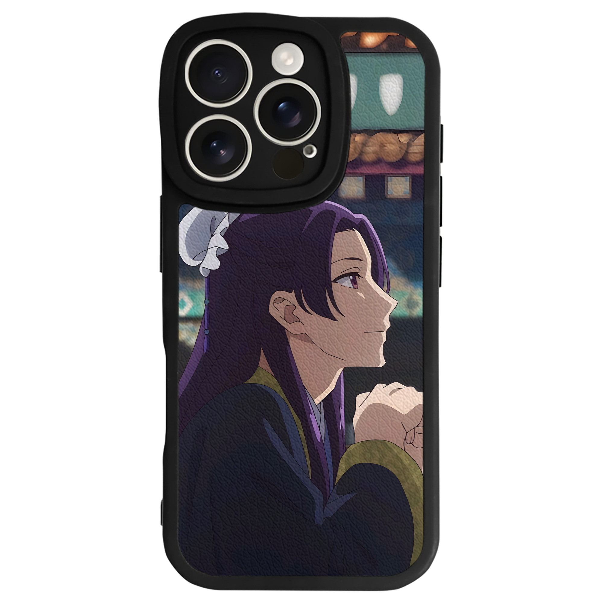 （画像用） 薬屋のひとりごと The Apothecary Diaries 【iPhone 16シリーズ対応】シリコンスマホケース（レザー調） 材質：シリコン